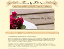 Tablet Screenshot of facesbyfelicia.com